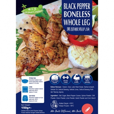 Black pepper boneless whole leg  150g+-