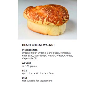 REALBREAD-HEART CHEESE WALNUT 170G