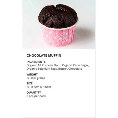 REALBREAD-CHOCOLATE MUFFIN 100G