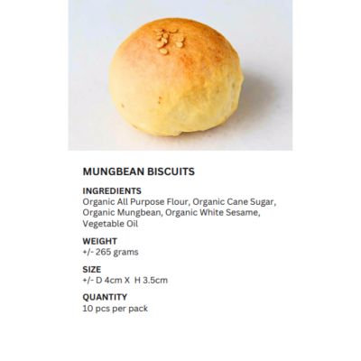 REALBREAD-MUNGBEAN BISCUITS 10 PCS 265G
