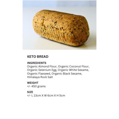 REALBREAD-KETO BREAD 450G