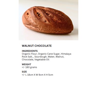 REALBREAD-WALNUT CHOCOLATE 180G